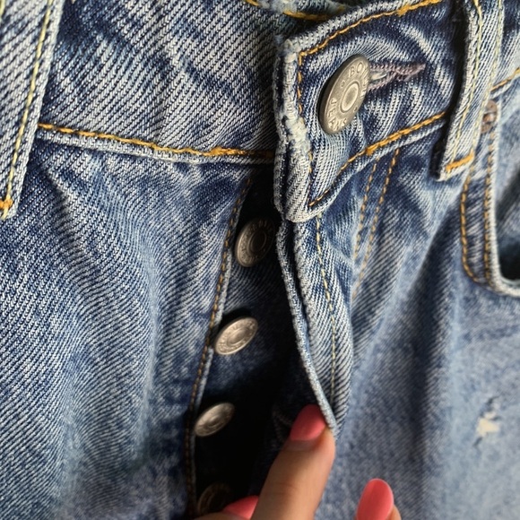 Boyish The Billy High Rise Skinny Denim Button Fly Jeans sz 25 - Picture 5 of 11